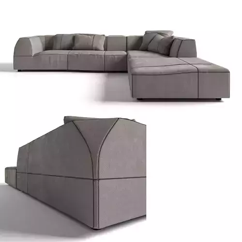 B and B italia Bend sofa
