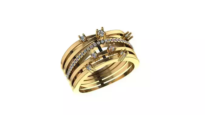 jewelry diamond ring gift for a special person 3D print model