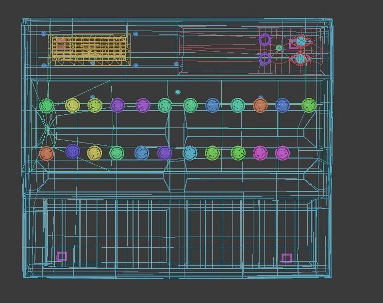 EDP WASP Vintage Synthesizer 3D model_11