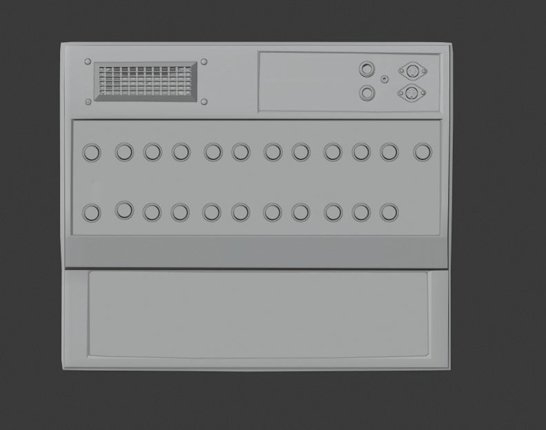 EDP WASP Vintage Synthesizer 3D model_7