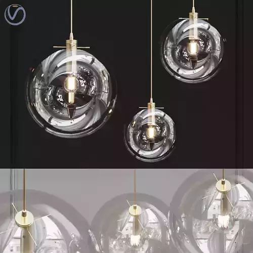 Chandelier christmas balls