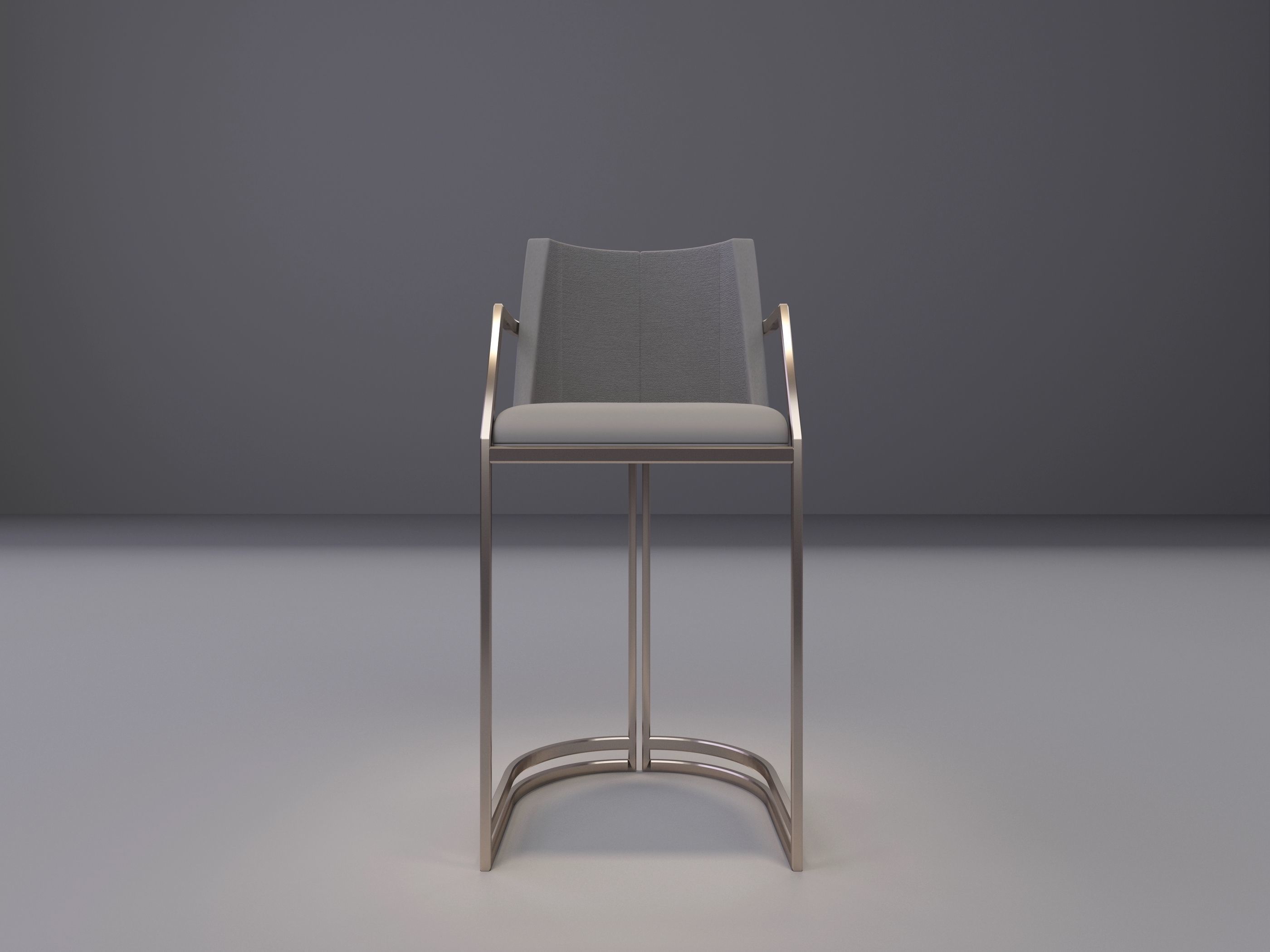 Bar Stool 3D model_3