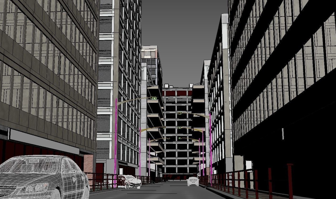Small Town 3D model_4