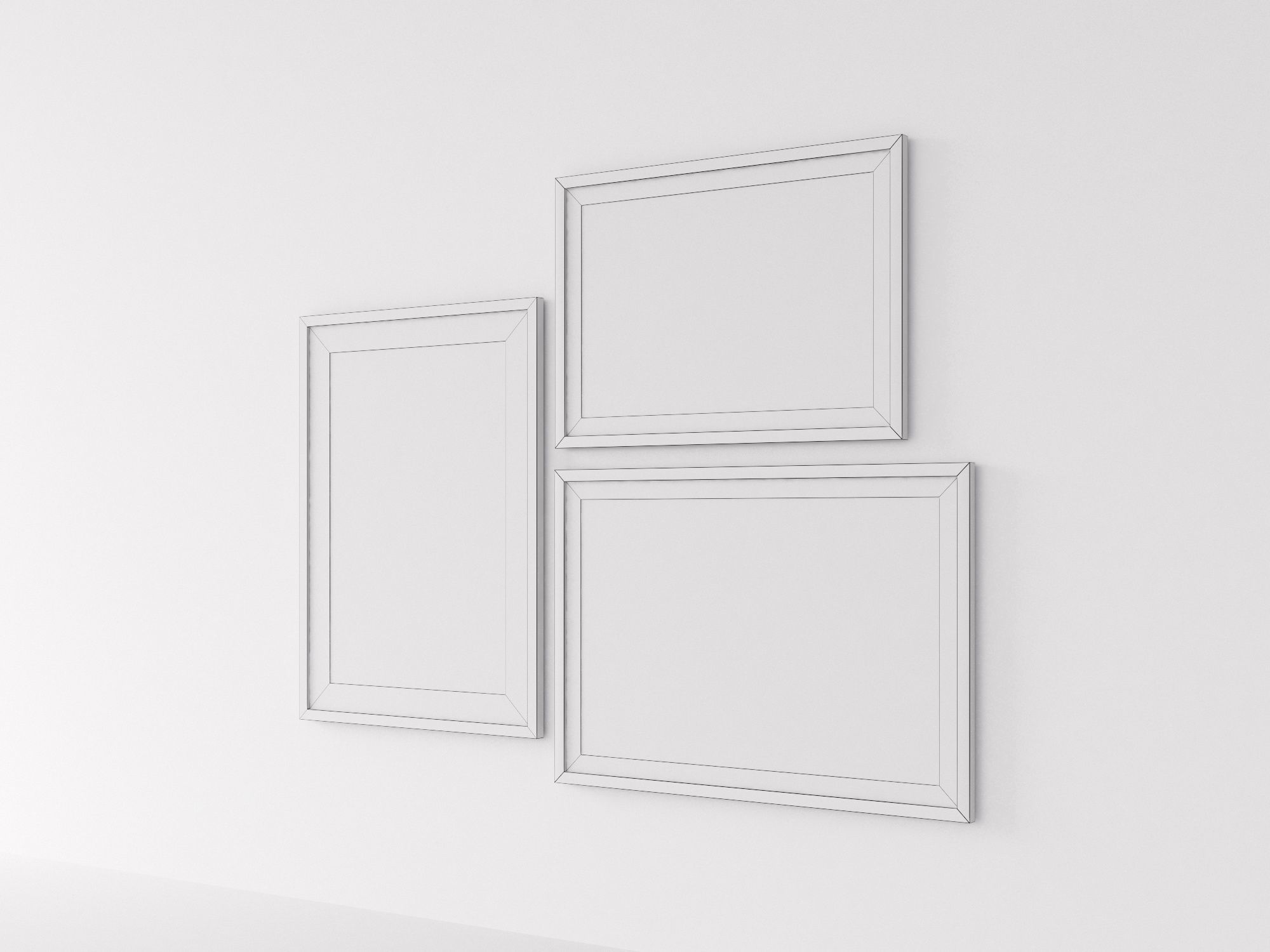 Picture Frames Nature II 3D model_3