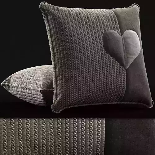 Kissen Deko Pillow topology 3d model