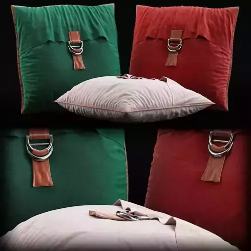 Simple Decorative Pillow topology 3d model