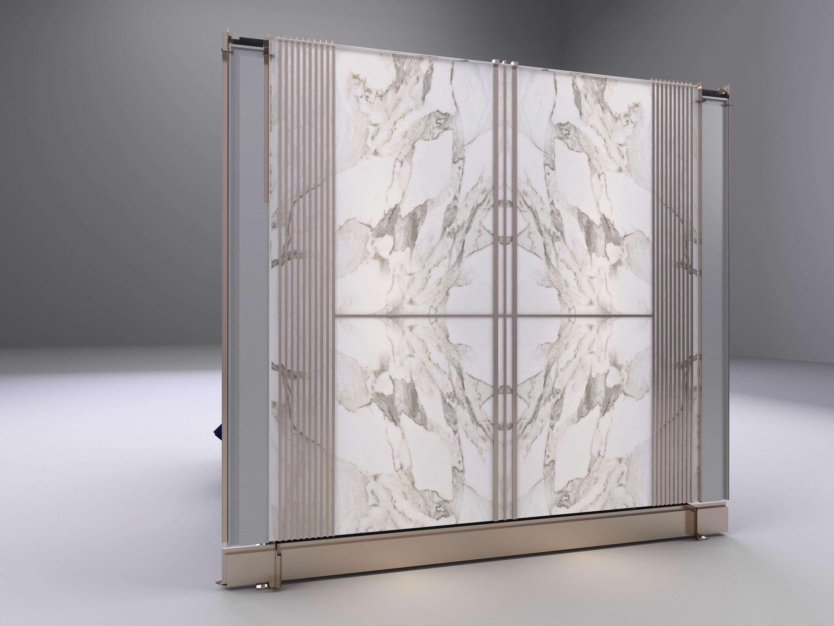 Master Bed Design 3D model_6