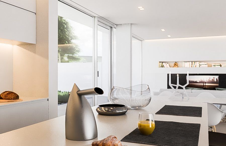 Modern Pool Villa V-ray 3 Cinema 4D 3D model_14