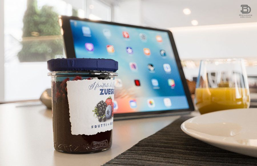 Modern Pool Villa V-ray 3 Cinema 4D 3D model_12