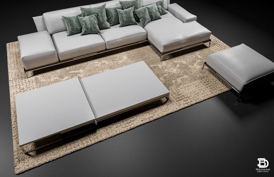 Modern Pool Villa V-ray 3 Cinema 4D 3D model_43