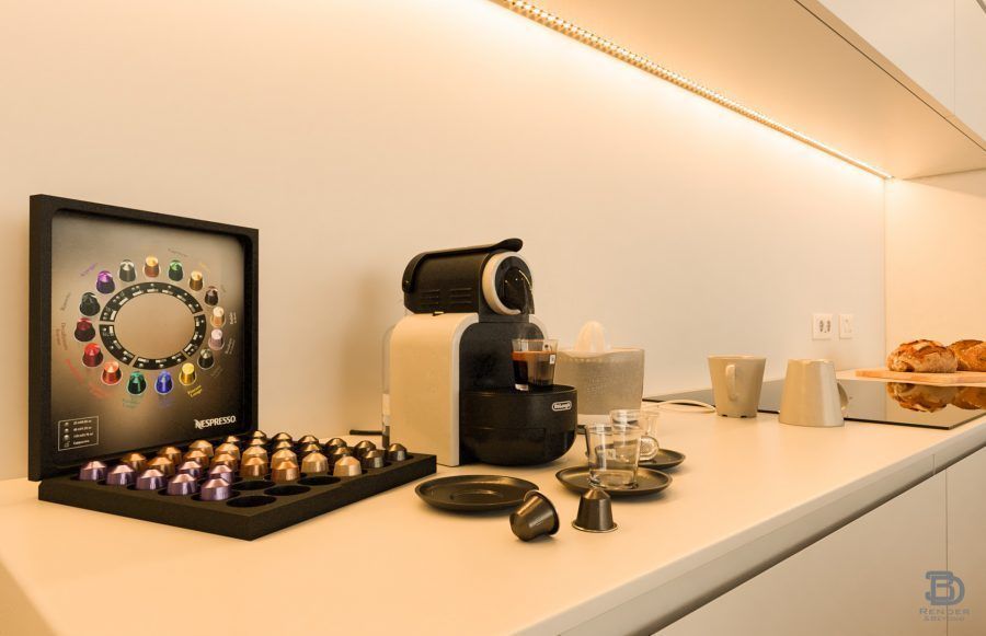 Modern Pool Villa V-ray 3 Cinema 4D 3D model_9