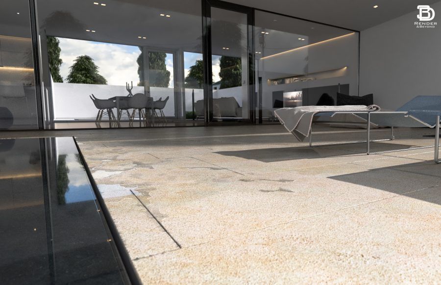 Modern Pool Villa V-ray 3 Cinema 4D 3D model_50