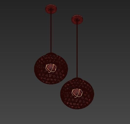 Clark 1Light Pendant 3D model_3