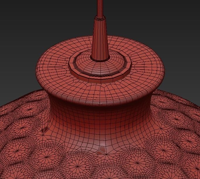 Clark 1Light Pendant 3D model_5