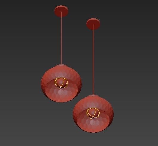 Clark 1Light Pendant 3D model_4