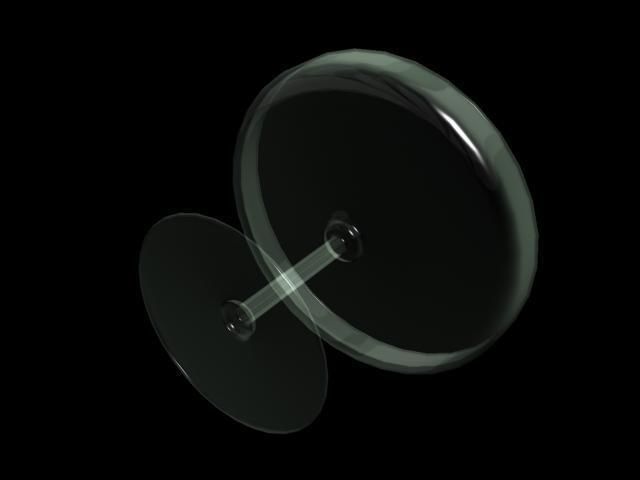 glass fruit stand Low-poly 3D model_10