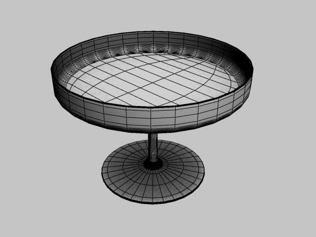 glass fruit stand Low-poly 3D model_6