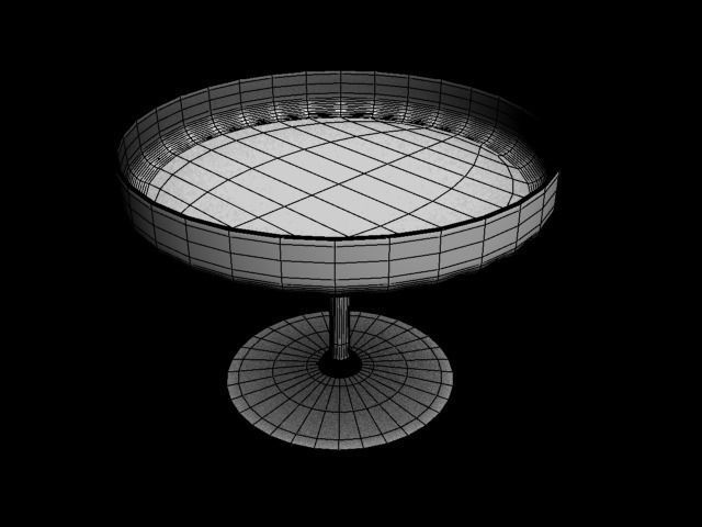 glass fruit stand Low-poly 3D model_5