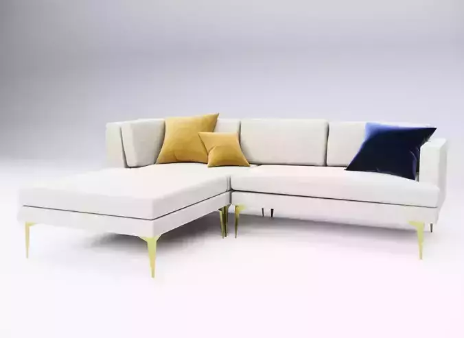 Andes 3-Piece Chaise Sectional Sofa West Elm