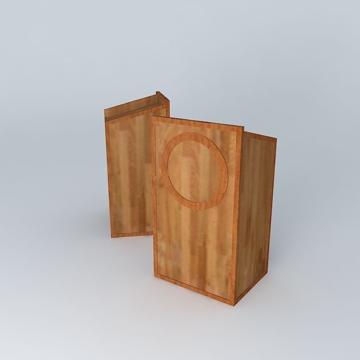 Podium Rectangular Free 3D model_2