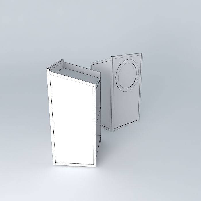 Podium Rectangular Free 3D model_4