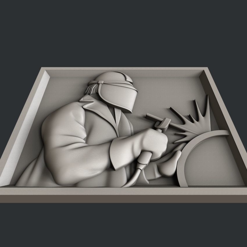 3d STL models for CNC router welder 3D model_3