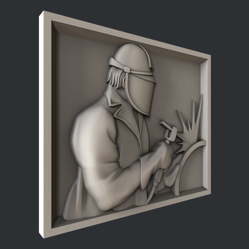 3d STL models for CNC router welder 3D model_1