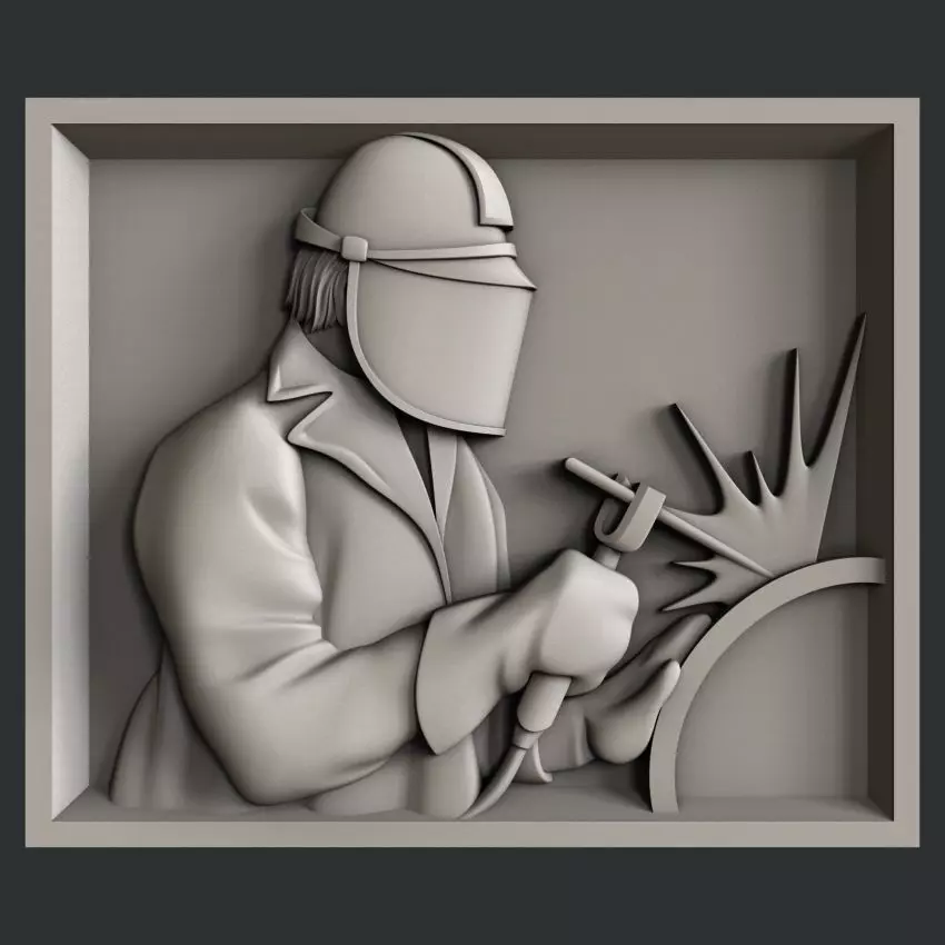 3d STL models for CNC router welder 3D model_0