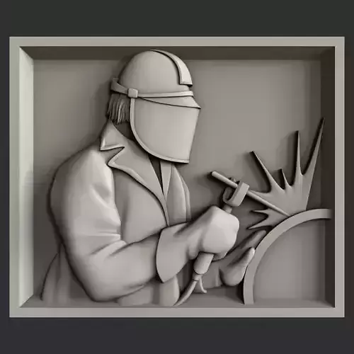 3d STL models for CNC router welder