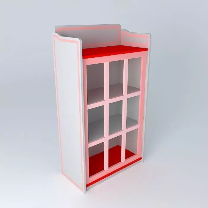 Bookcase Free 3D model