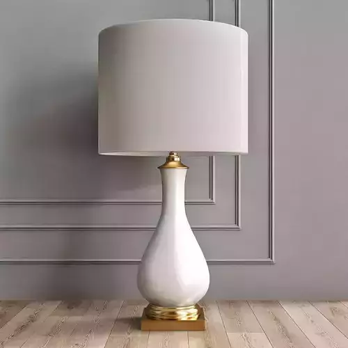 Currey Company Lighting Lynton Table Lamp Cream