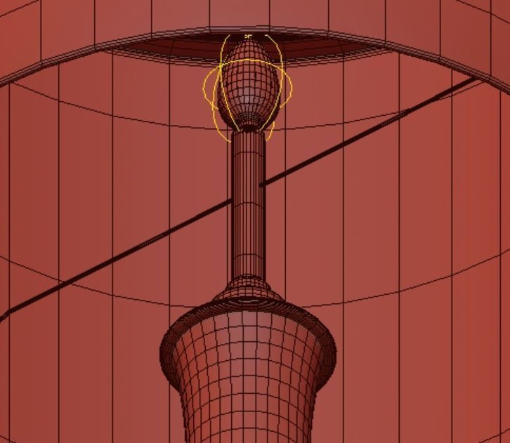 Currey Company Lighting Lynton Table Lamp Cream 3D model_4