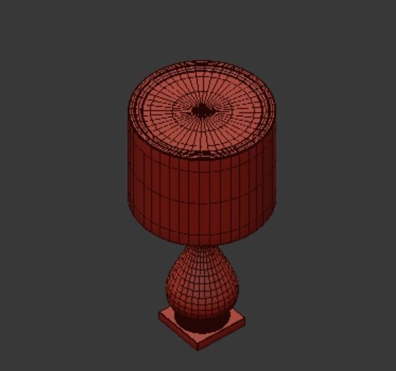 Currey Company Lighting Lynton Table Lamp Cream 3D model_3