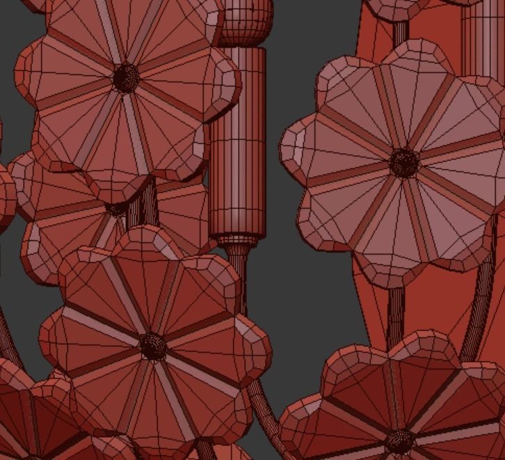 Charlotte Sconce 3D model_4