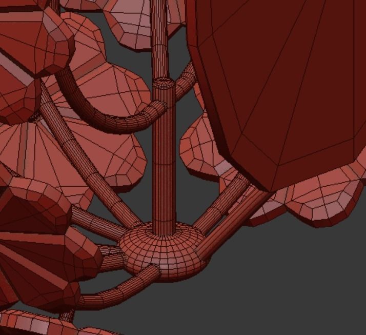 Charlotte Sconce 3D model_5