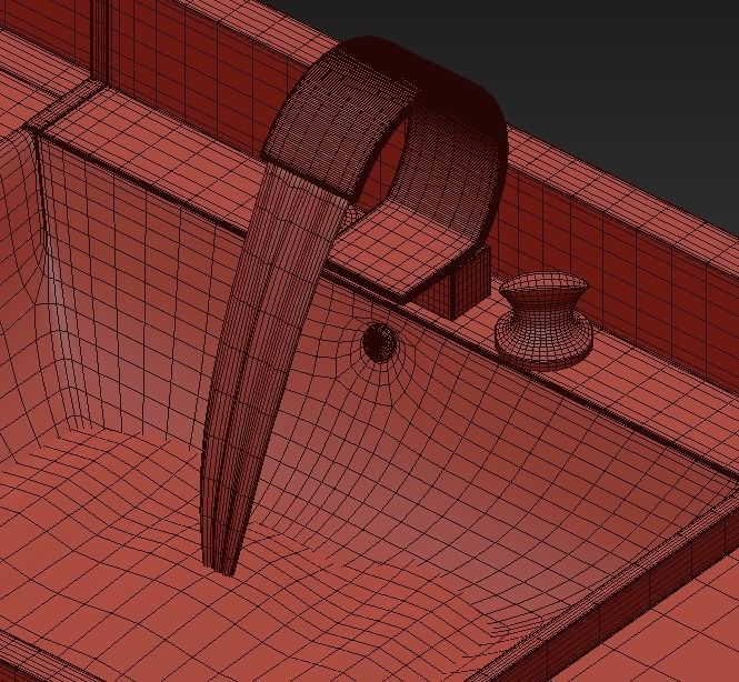 Vanity Units Jetset 3 Doors 3D model_7