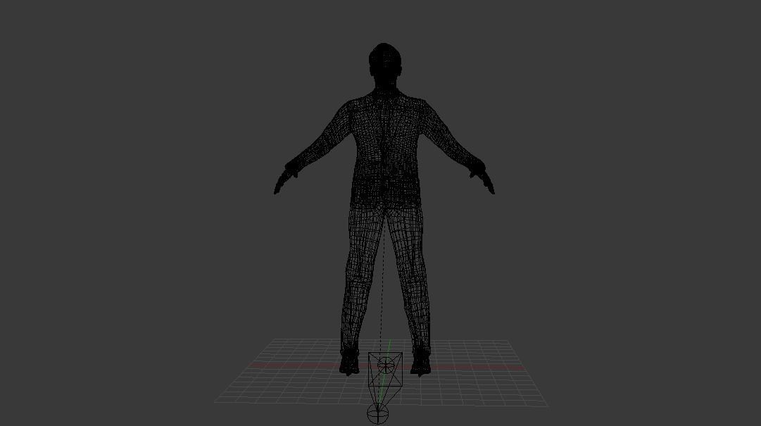 Human Low-poly 3D model_7