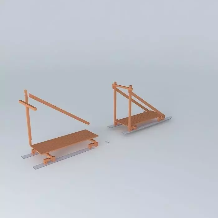 Klondike Sled Free 3D model