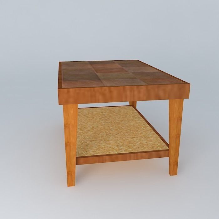 Ceramic Top Table Free 3D model_2