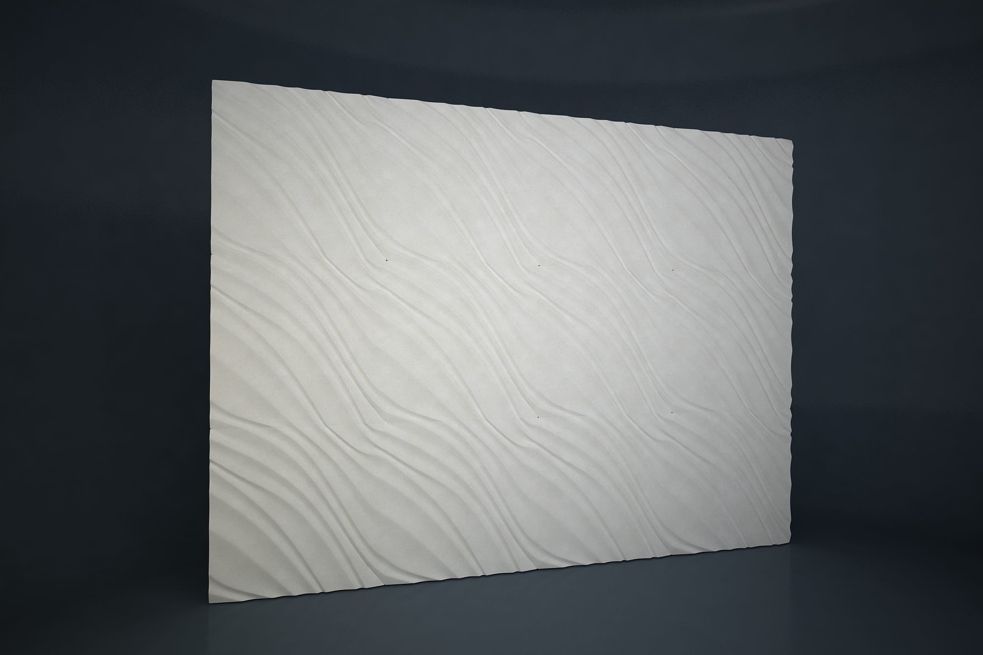 03 METROFF  3D PATTERN WALL Low-poly 3D model_2