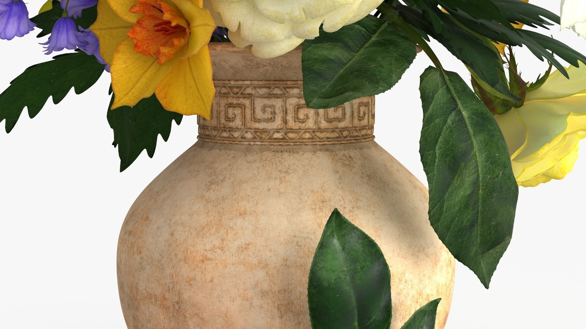 Bouquet Flowers 3D model_12