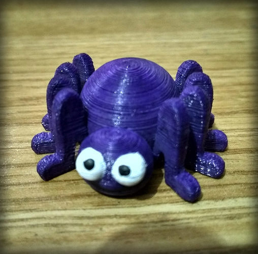 Cartoon Spider Free 3D print model