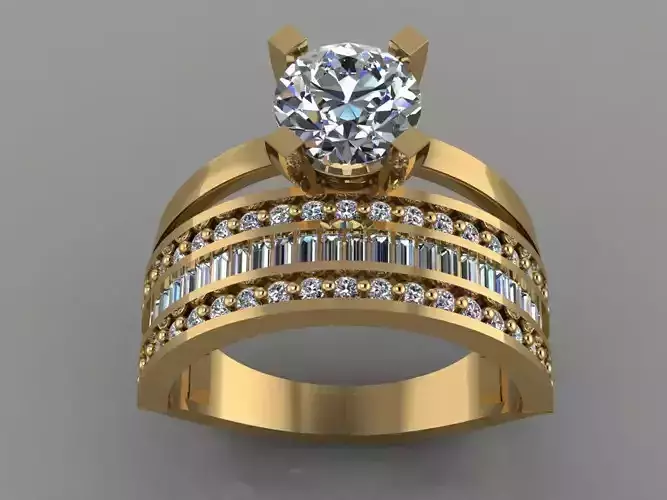 GC GOLD TW0152- Diamond ring 