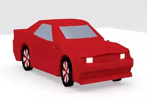 Muscle Car For Gaming Free low-poly 3D model