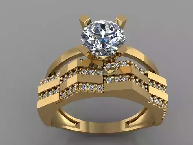 GC GOLD TW0154- Diamond ring 