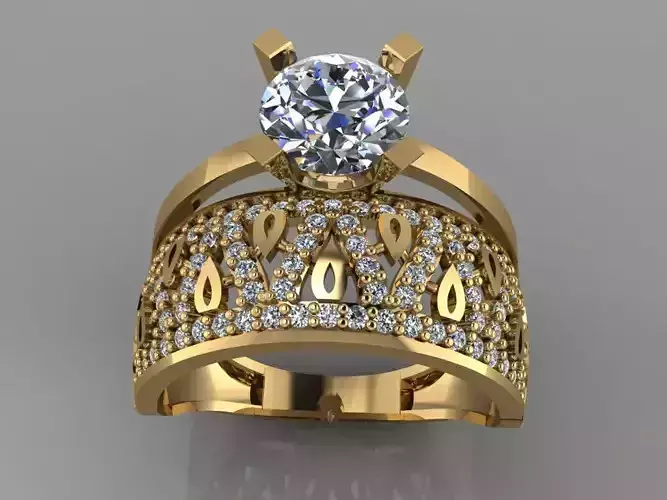 GC GOLD TW0157- Diamond ring 