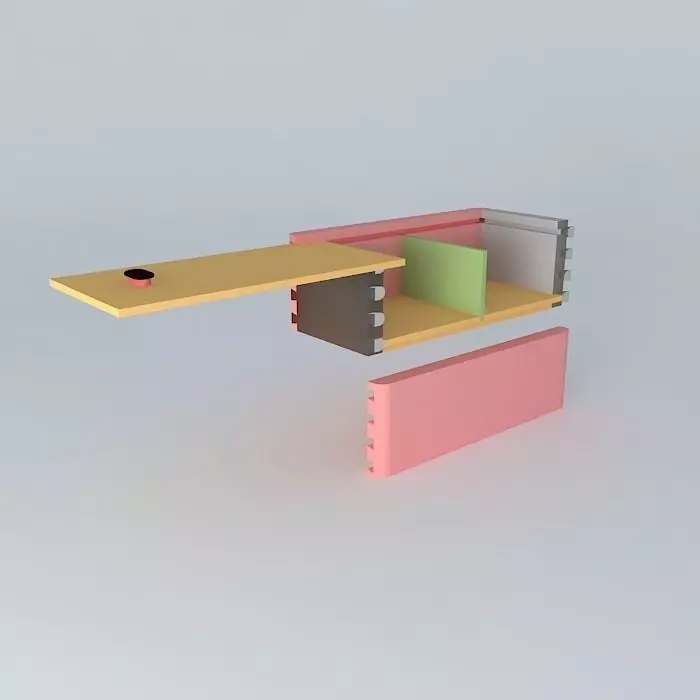 Box for Chess Pieces Free 3D model_0