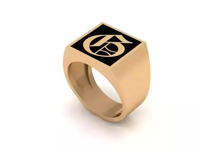 Old English Letter Ring G