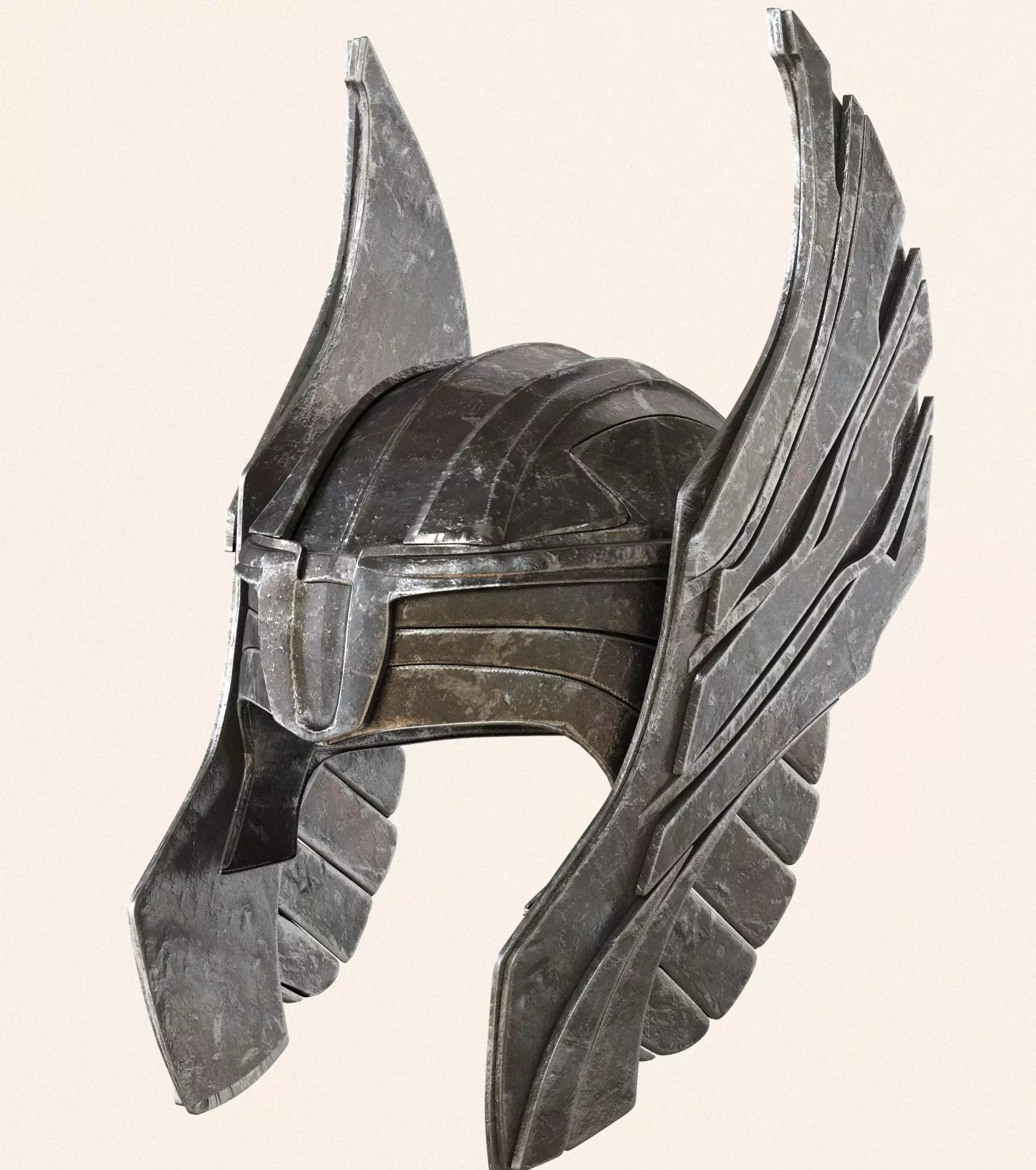 Thor helmet 3D model_0