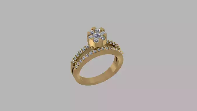 diamond jewelry  3D print model